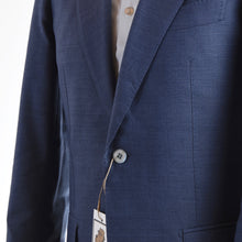 Laden Sie das Bild in den Galerie-Viewer, SuitSupply Lazio Wollanzug Größe 46 Slim - Mittelblau