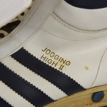 Vintage Adidas Jogging High Sneakers Size 9.5 - White/Navy