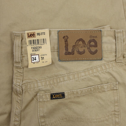 NWD Lee Jeans/Hosen Größe W34 L31 Pasadena Desert – Hellbraun/Beige