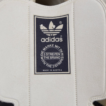 Vintage Adidas Jogging hohe Turnschuhe Größe 9,5 - weiß/Marine