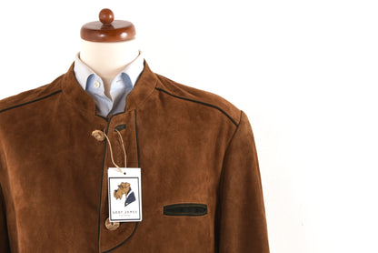 Spieth & Wensky Genuine Leather Janker/Jacket Size 56 - Brown