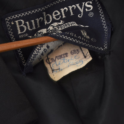Vintage Burberrys zweireihiger Trenchcoat Größe 44 - schwarz