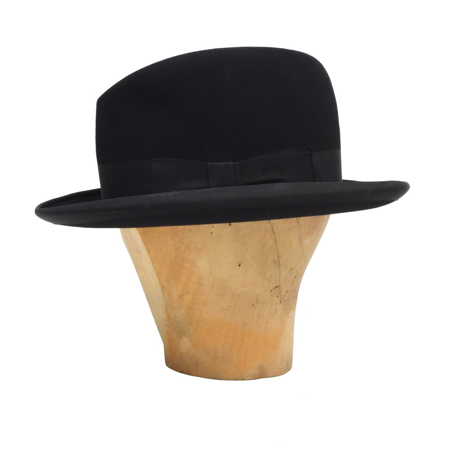 P&C Habig Wien Homburg Fur Felt Hat Size 58 - Black