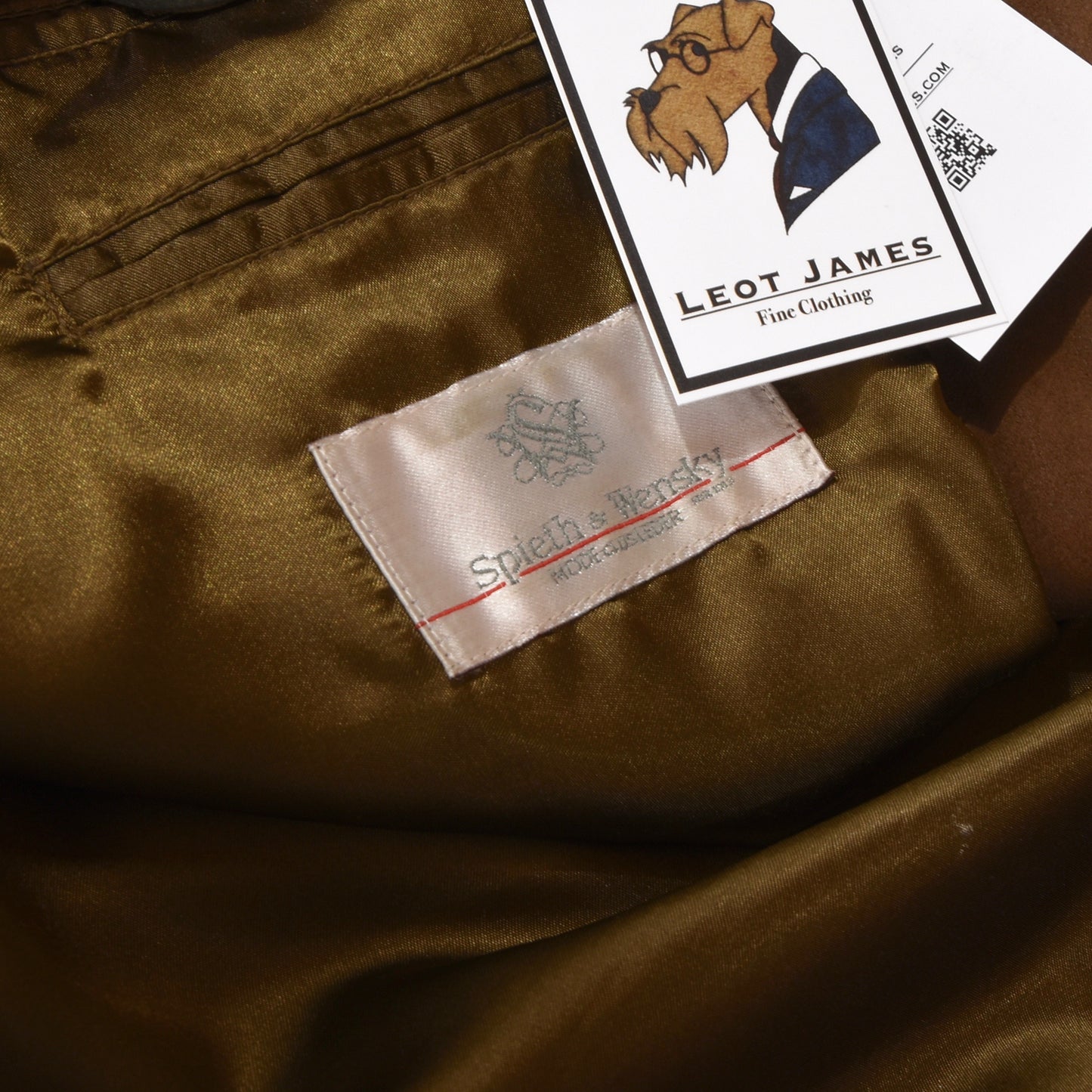 Spieth & Wensky Genuine Leather Janker/Jacket Size 56 - Brown