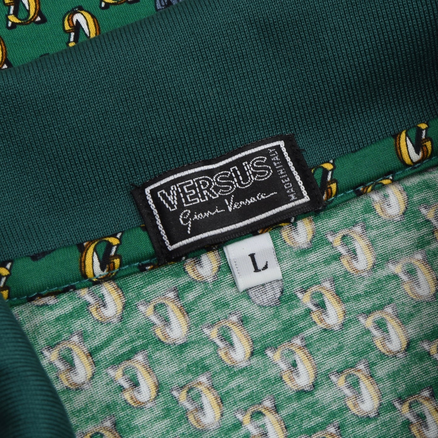 Vintage Versus Gianni Versace Poloshirt Größe L - grün