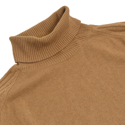 Ermenegildo Zegna Wool/Rayon/Cashmere Turtleneck Sweater Size L 52 - Tan