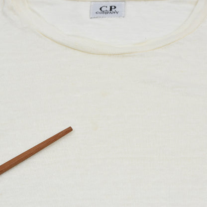C.P. Company 100% Hemp T-Shirt SS 2007 Size XXXL - Ecru