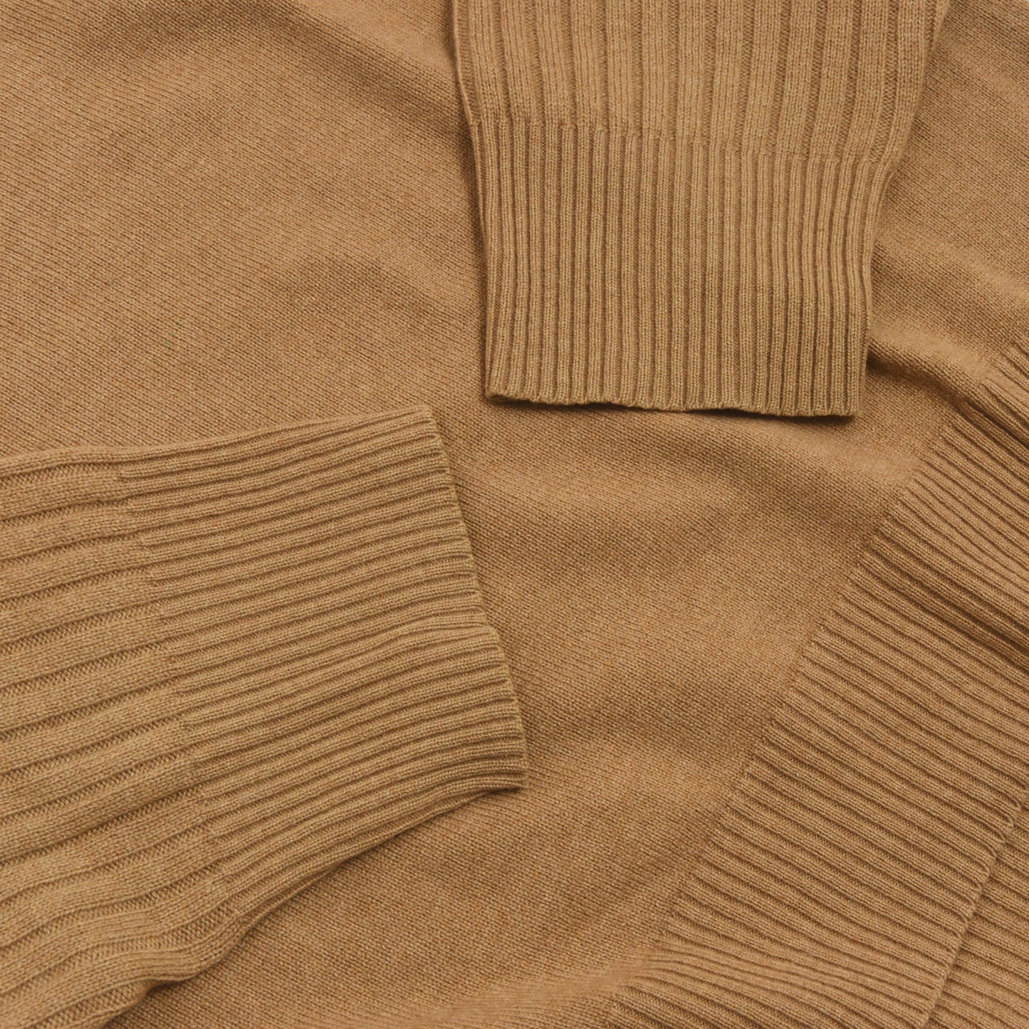 Ermenegildo Zegna Wool/Rayon/Cashmere Turtleneck Sweater Size L 52 - Tan