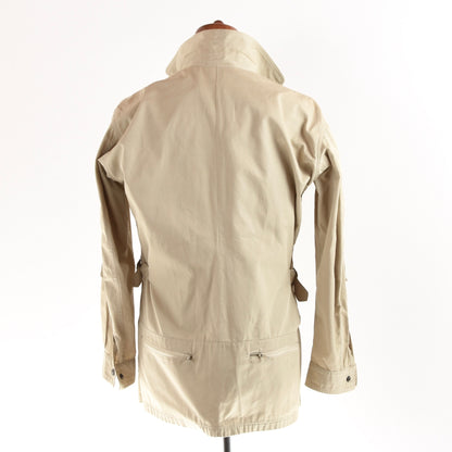 L'Esquimau Cotton Safari Jacket Size 48 - Beige