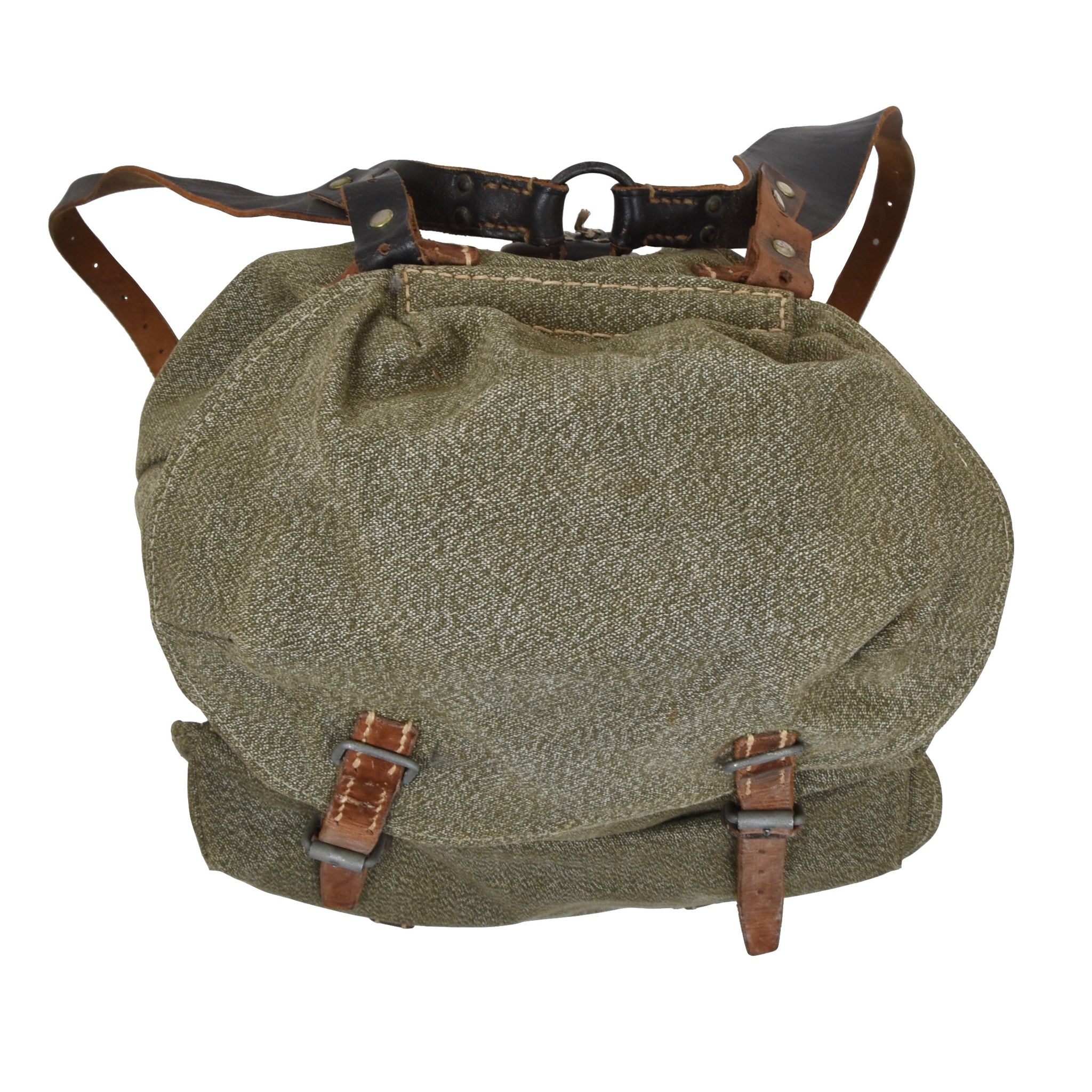1955 Swiss Military Rucksack Salt & Pepper Leot James