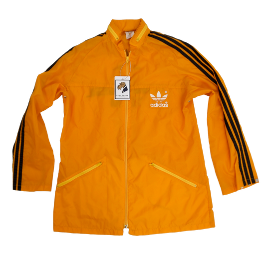 Vintage '80s Adidas Nylon Rain Jacket SizeD 40 - Amber