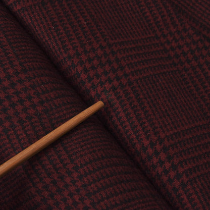 Classic Vintage Shawl Collar Wool Robe Size 48 - Glenplaid