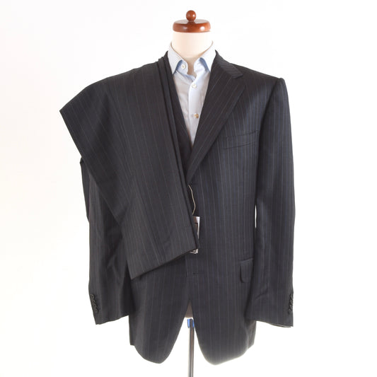 Ermenegildo Zegna Striped Trofeo Wool Suit - Grey