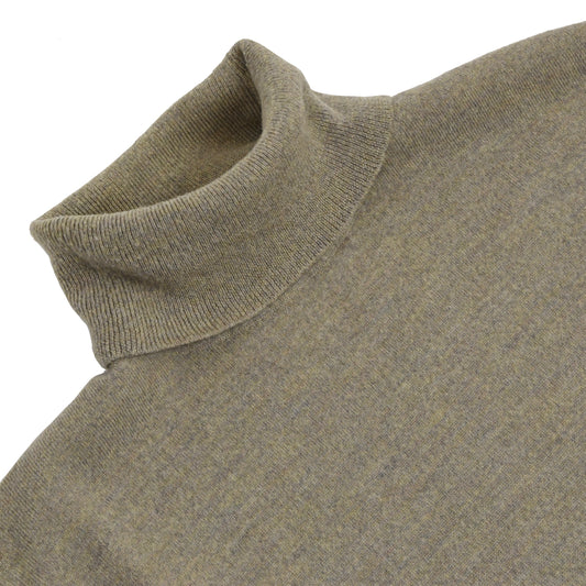 Ermenegildo Zegna Rollkragenpullover aus Wolle - Moosgrün