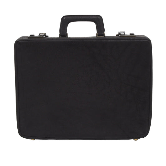 Traveller Jean Weipert Buffalo Briefcase - Charcoal/Black