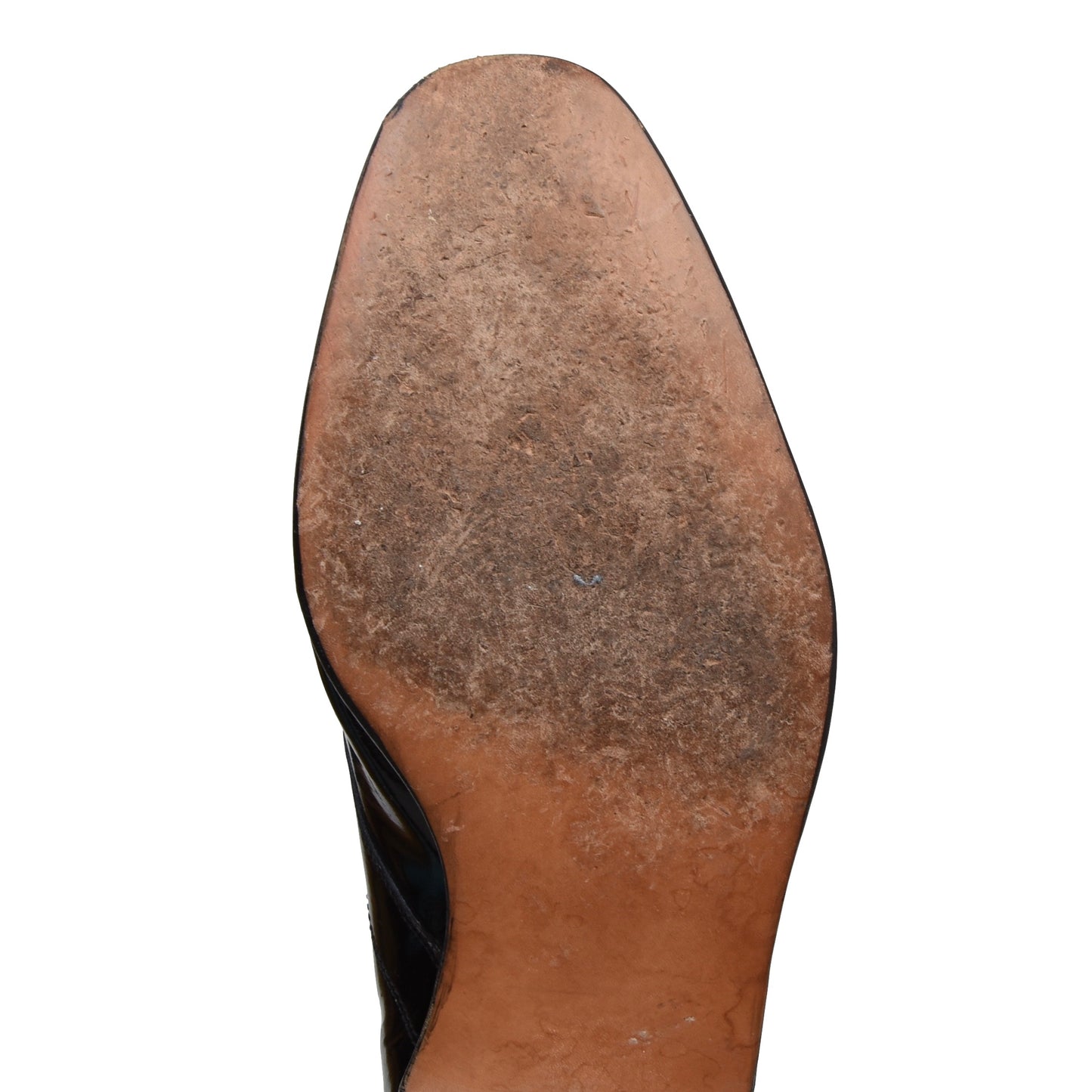 Burberrys Lackleder Smoking Schuhe Größe 10 - Schwarz