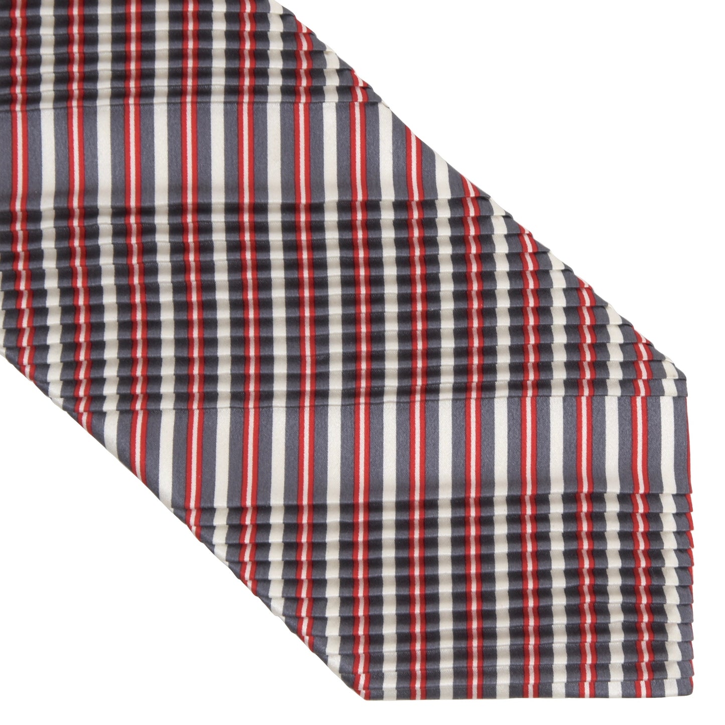Stefano Ricci Pleated Silk Tie - Stripes