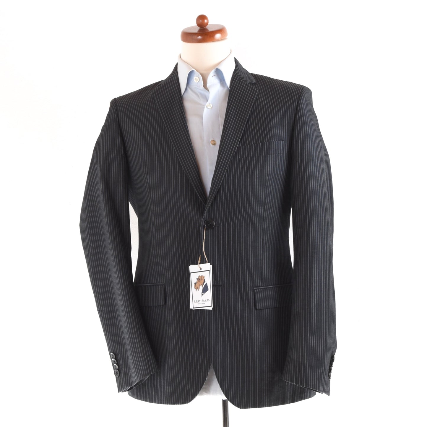 Don Gil x Paoloni Wool/Cotton Suit Size 48 - Stripes