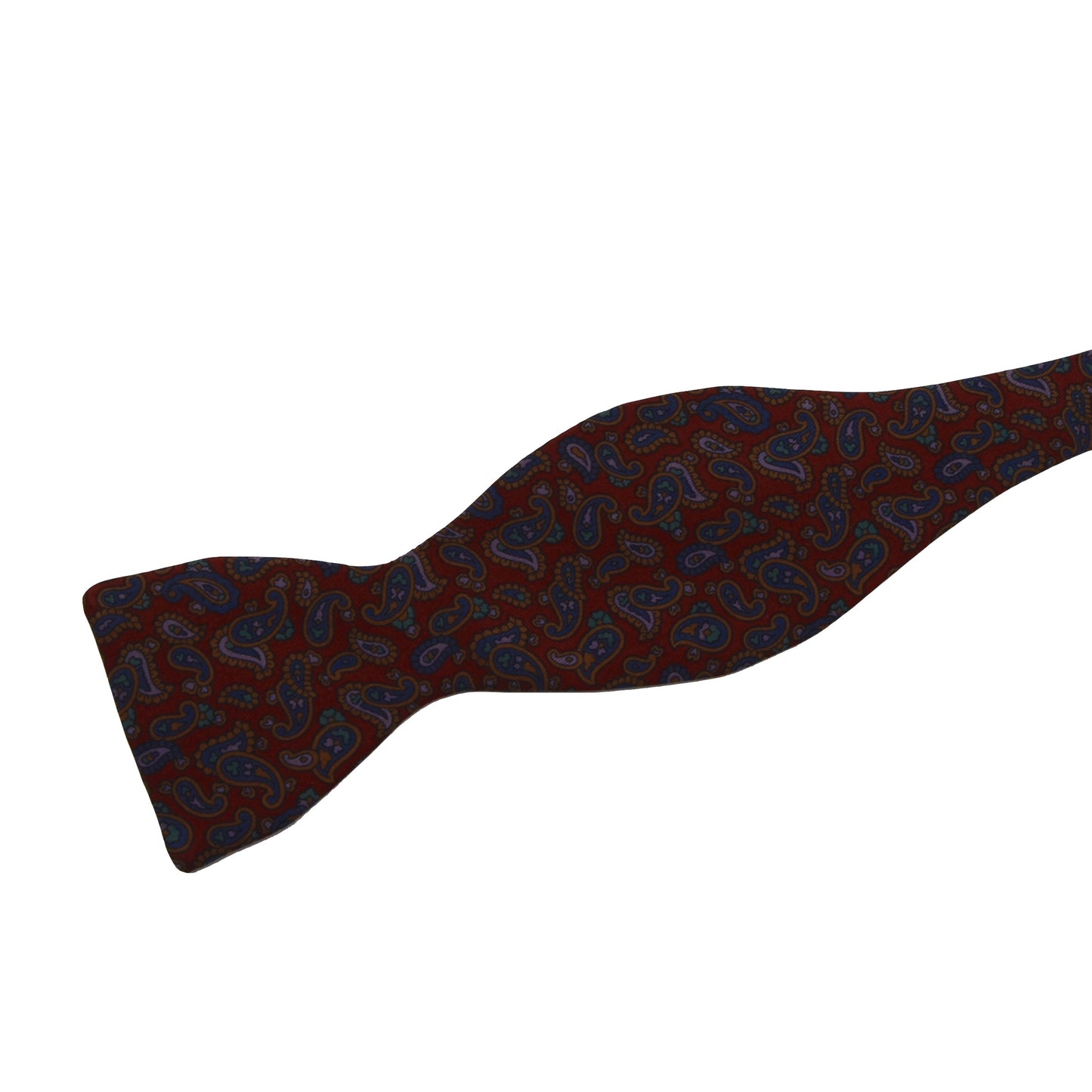 Ancient Madder Silk Bow Tie - Paisley