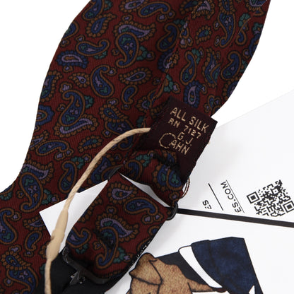 Ancient Madder Silk Bow Tie - Paisley
