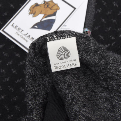 Dalmine Uomo Wool Sweater Vest/Waistcoat Size 50 - Black