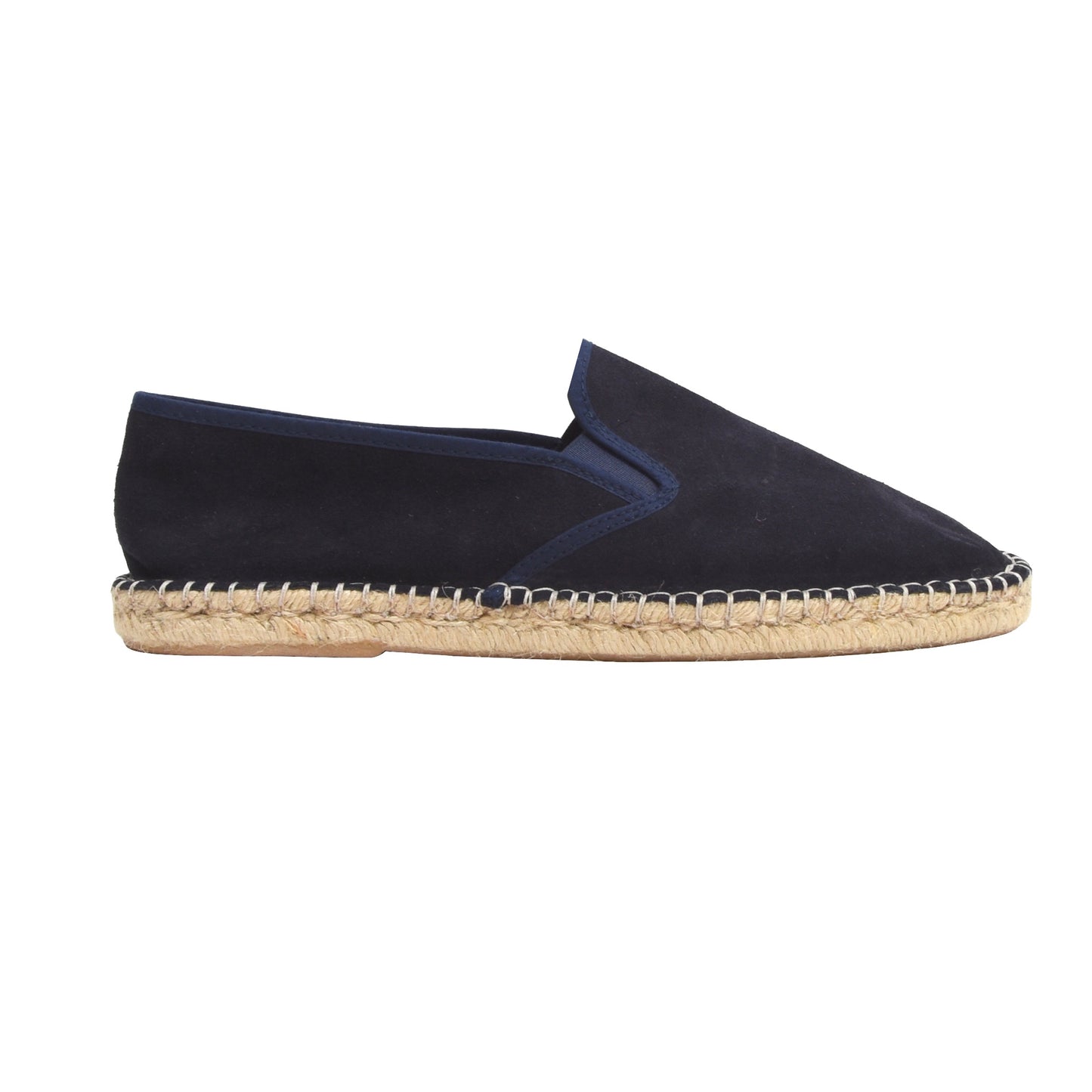 Walbusch Wildleder Espadrilles/Loafer Größe 44 - Marineblau