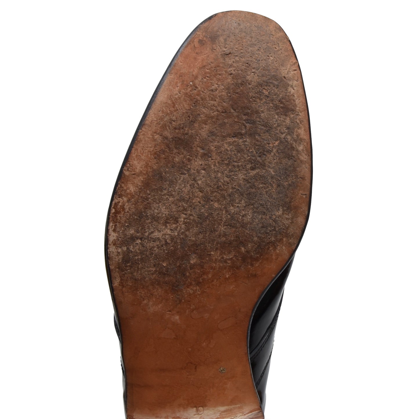 Burberrys Lackleder Smoking Schuhe Größe 10 - Schwarz
