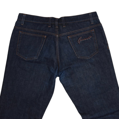 Gucci 2007 bestickte Jeans Größe 54 - Blau