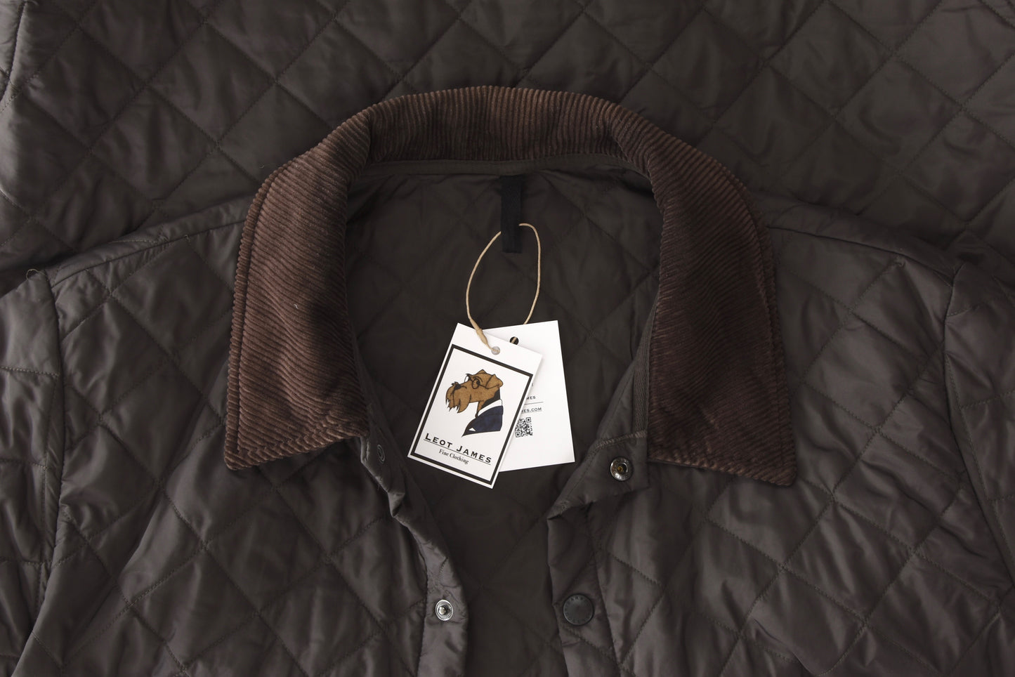 Barbour Liddesdale Steppjacke Größe XXL - Braun