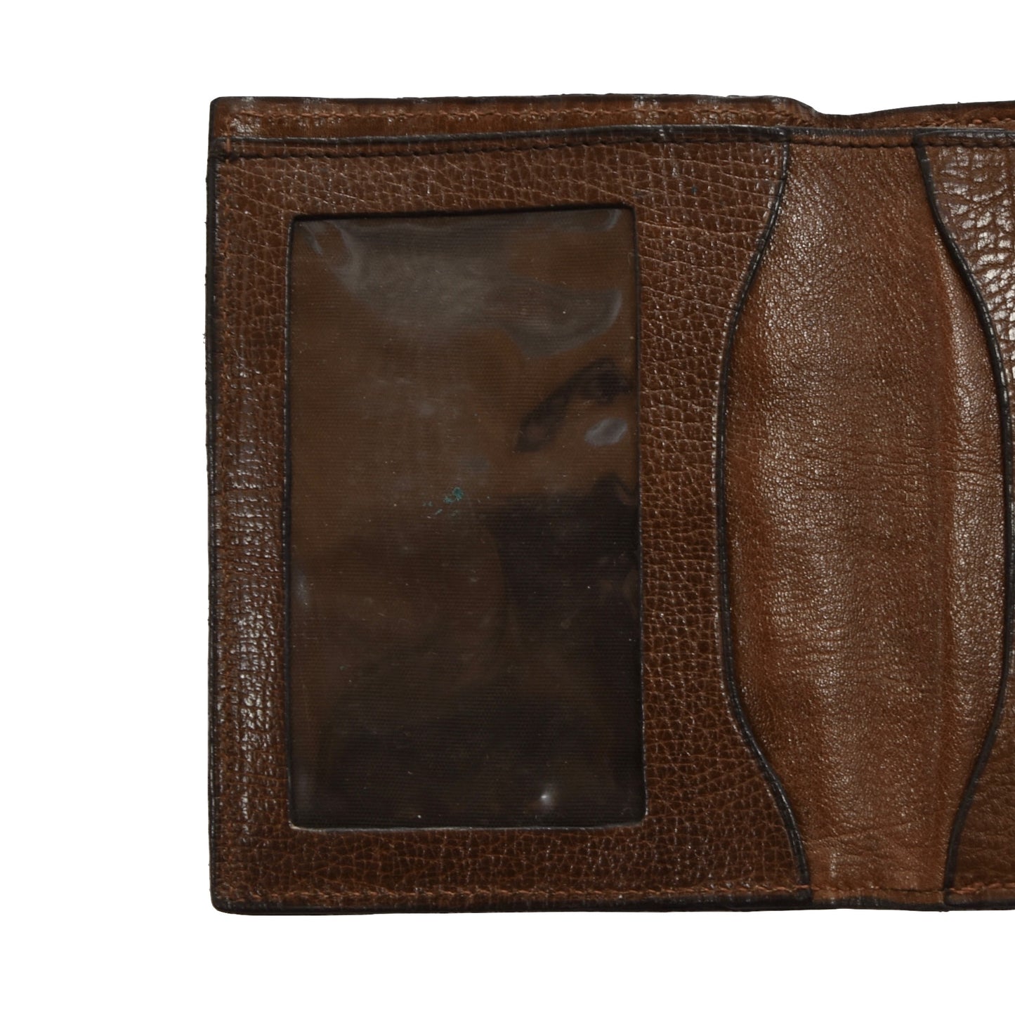 Crocodile Leather Wallet/Coin Purse - Brown