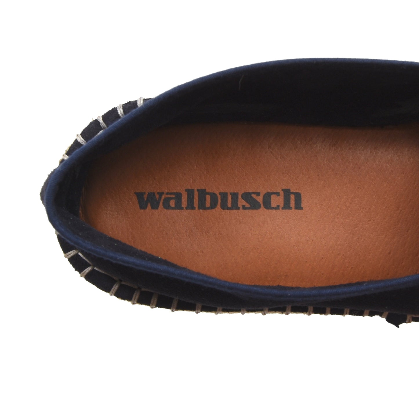 Walbusch Wildleder Espadrilles/Loafer Größe 44 - Marineblau