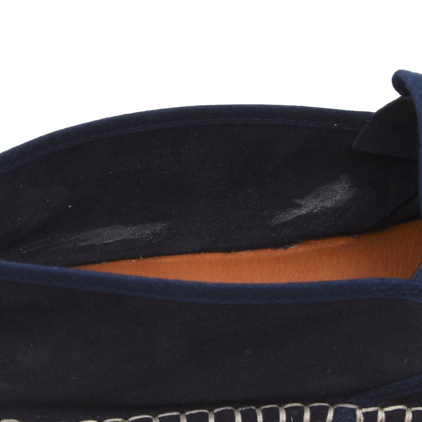 Walbusch Wildleder Espadrilles/Loafer Größe 44 - Marineblau