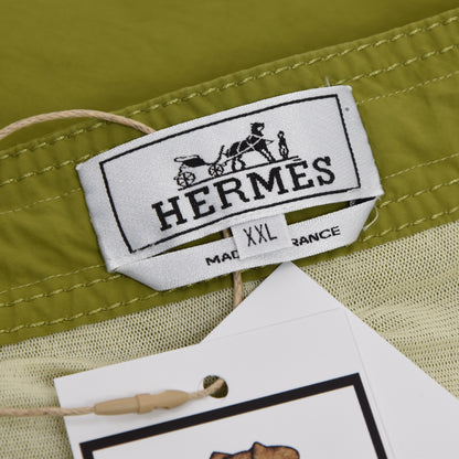 Hermès Paris Badeshorts Größe XXL - Pistaziengrün