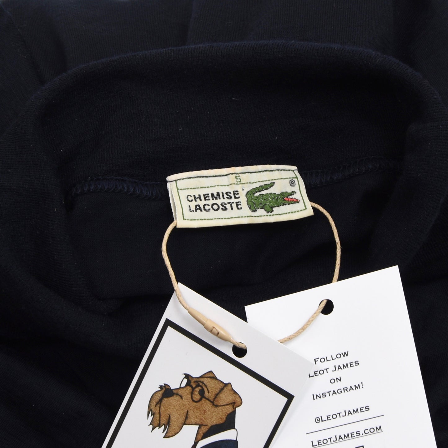 2x Vintage Lacoste Wool Turtleneck Sweaters Size 5 - Green & Navy Blue