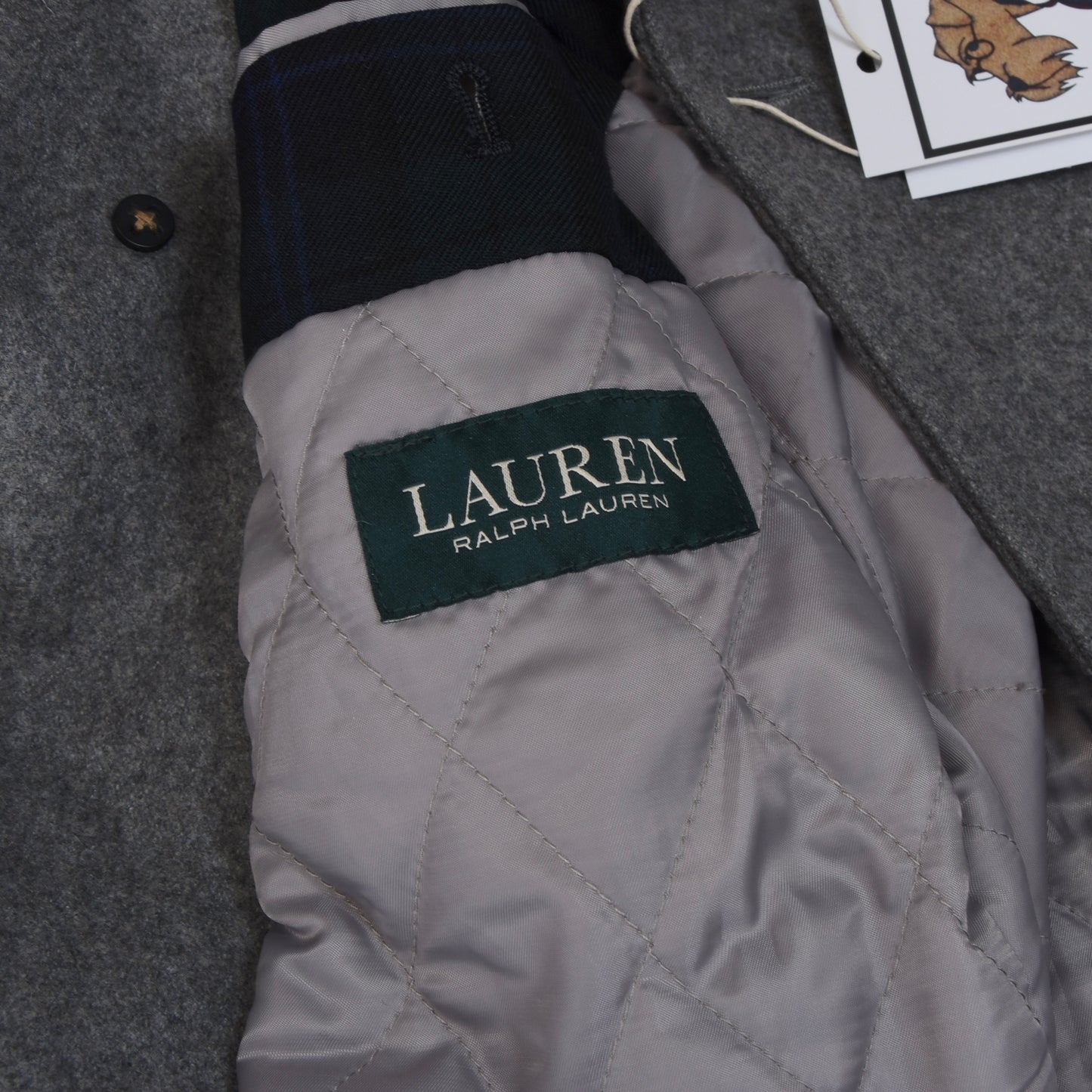 Lauren Ralph Lauren Cabanjacke aus Wollmischung Größe 40L - Grau