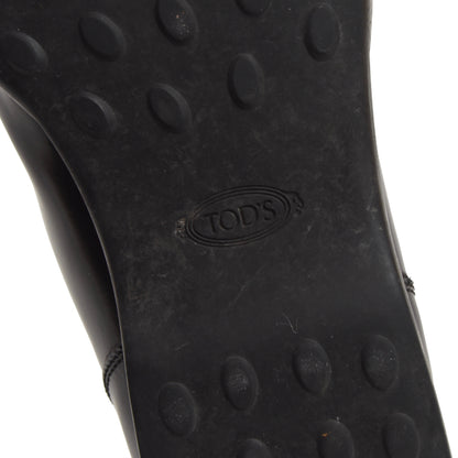 Tod's Chelsea-Stiefel aus Lackleder Größe 9 - Schwarz