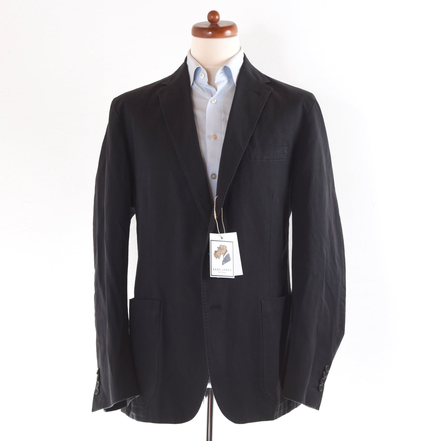 Polo Ralph Lauren Cotton/Linen Jacket Size 44R - Navy Blue