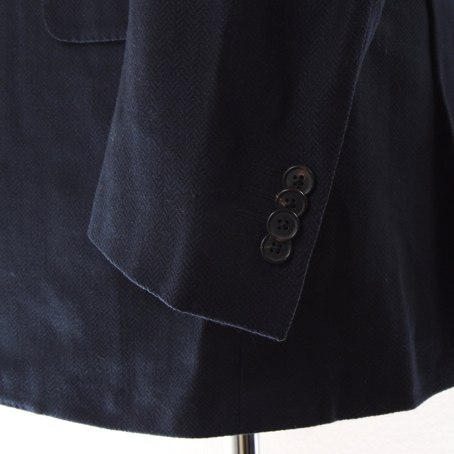 Corneliani Woll-Kaschmir-Jacke Größe 48 - Marineblau