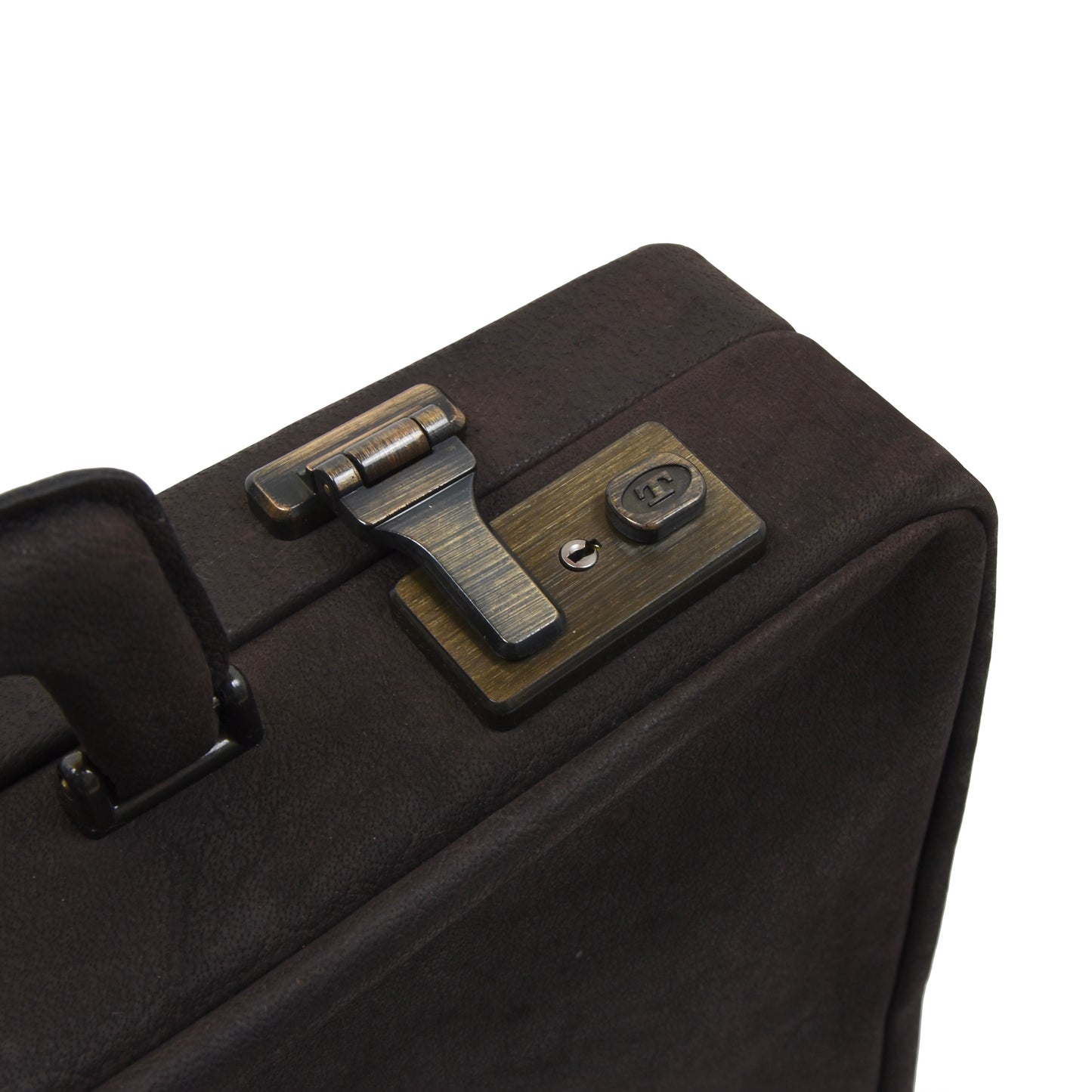 Traveller Jean Weipert Buffalo Briefcase - Brown