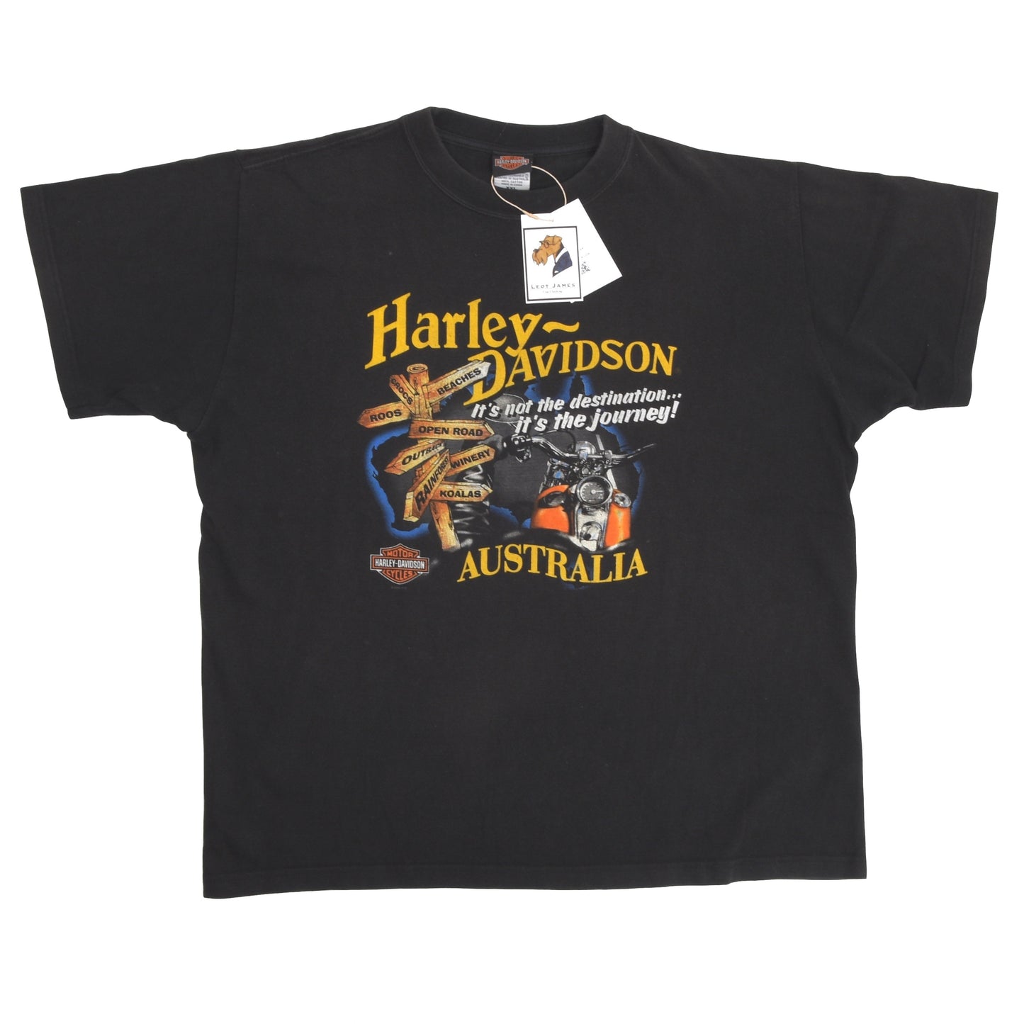 Harley-Davidson Australia T-Shirt Size XXL - Black