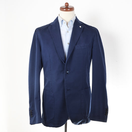 LBM 1911 Unstrukturierte Jacke Größe 52 - Blau