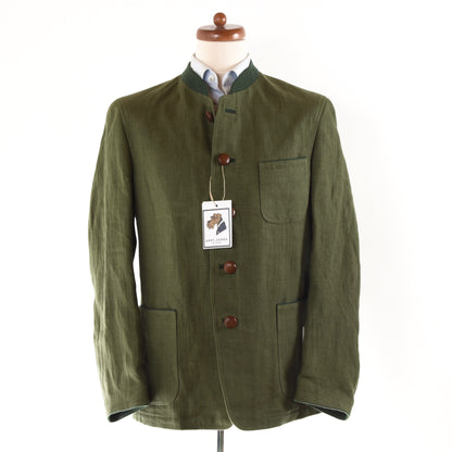 NWT Tofana x Lodenfrey Linen Janker/Jacket Size 48 - Green