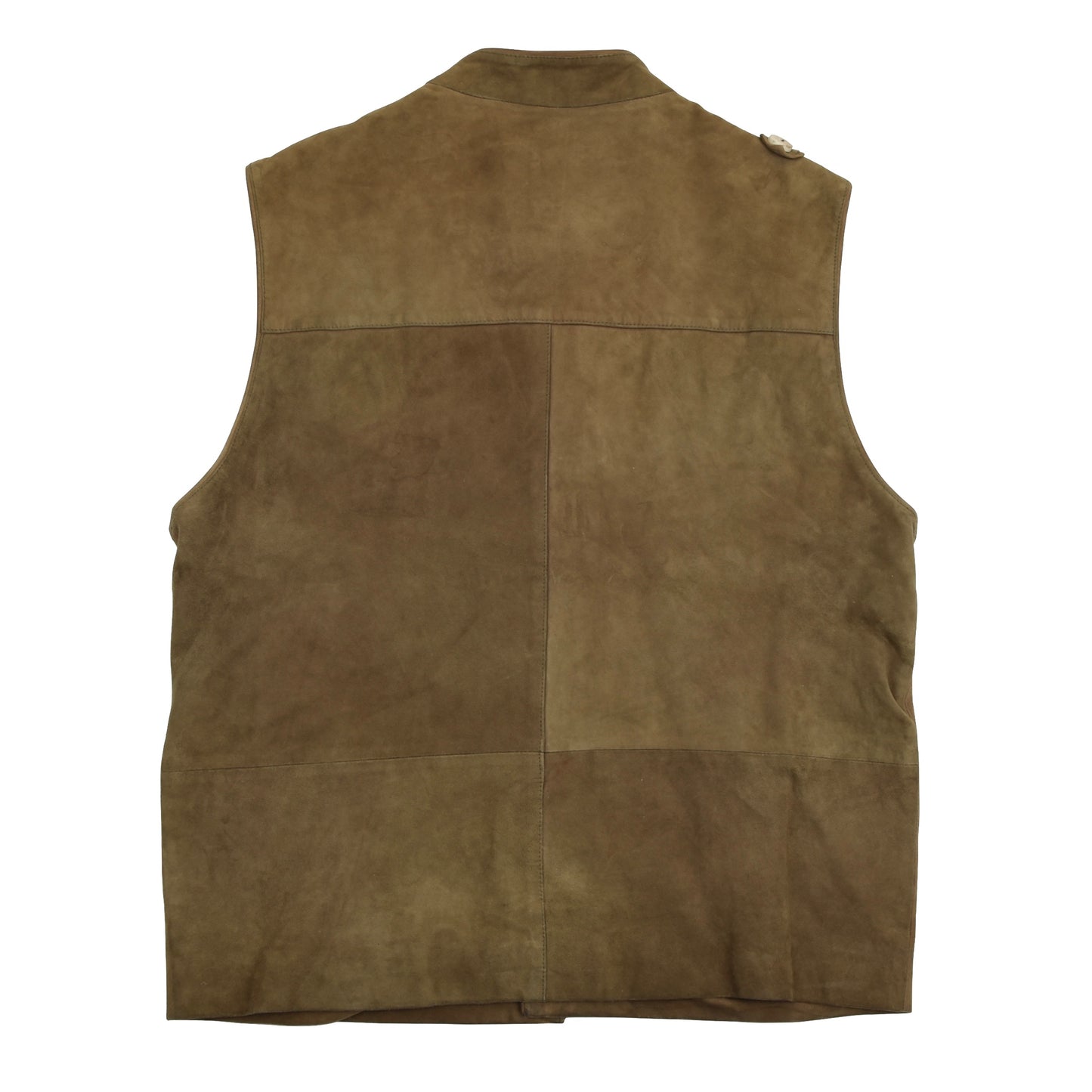 Nockstein Leather Vest Size 50 - Brown/Tan