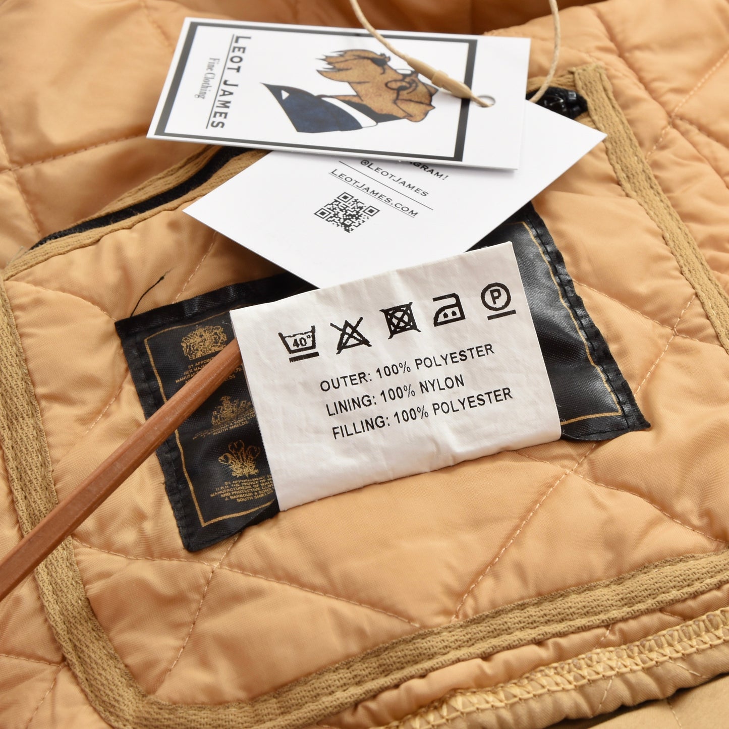 Barbour Eskdale Steppjacke Größe S - Hellbraun/Beige