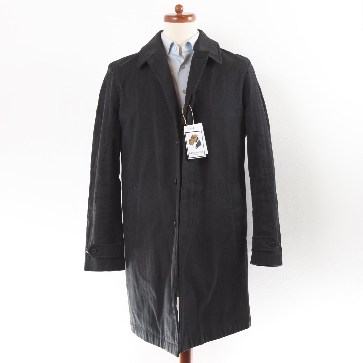 Montedoro Trench/Mac Coat Size 50 - Charcoal