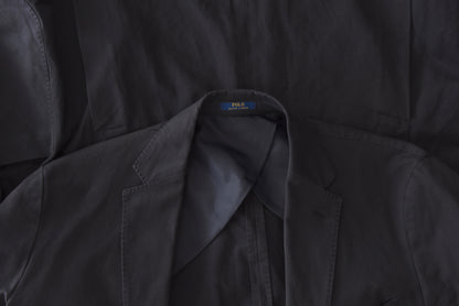 Polo Ralph Lauren Baumwolle/Leinen Jacke Größe 44R - Marineblau