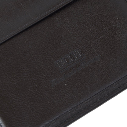 Becker Handmade Leather Billfold/Wallet - Black