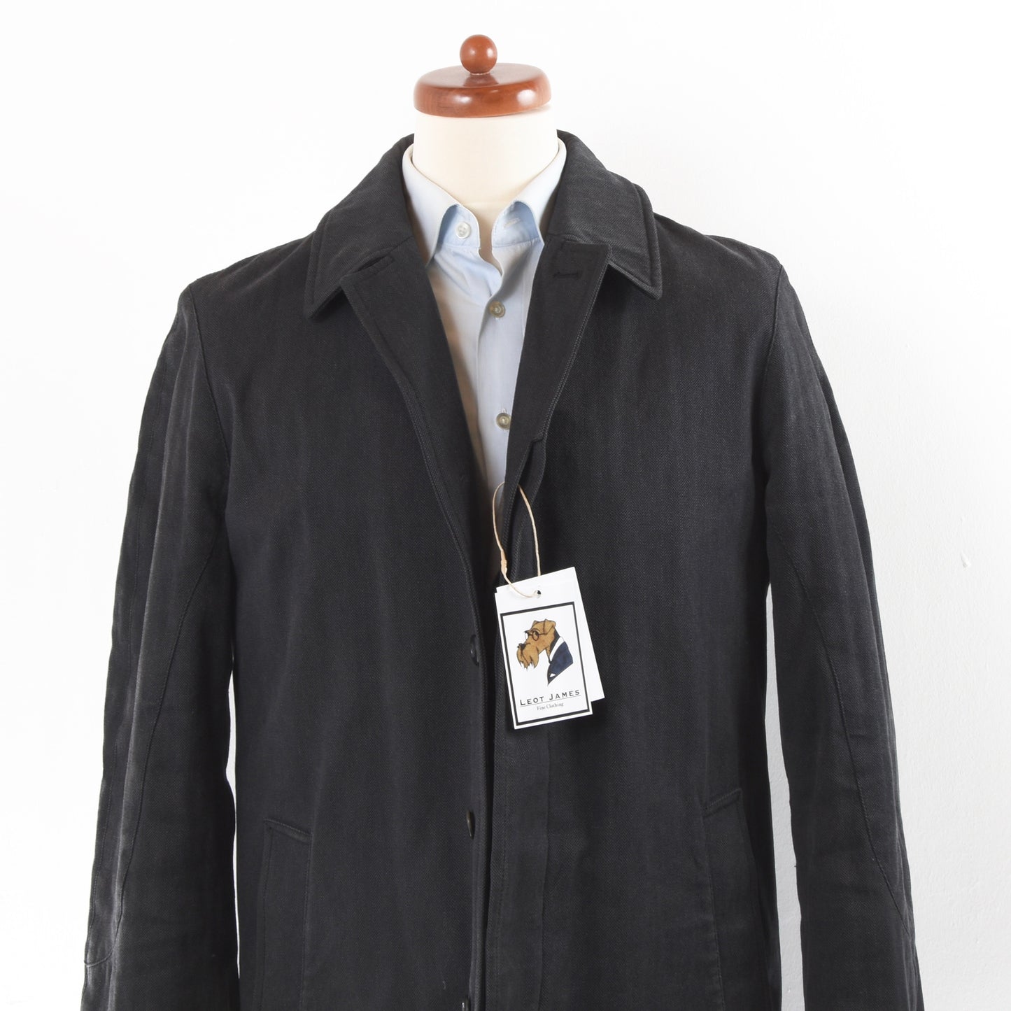 Montedoro Trench/Mac Coat Size 50 - Charcoal