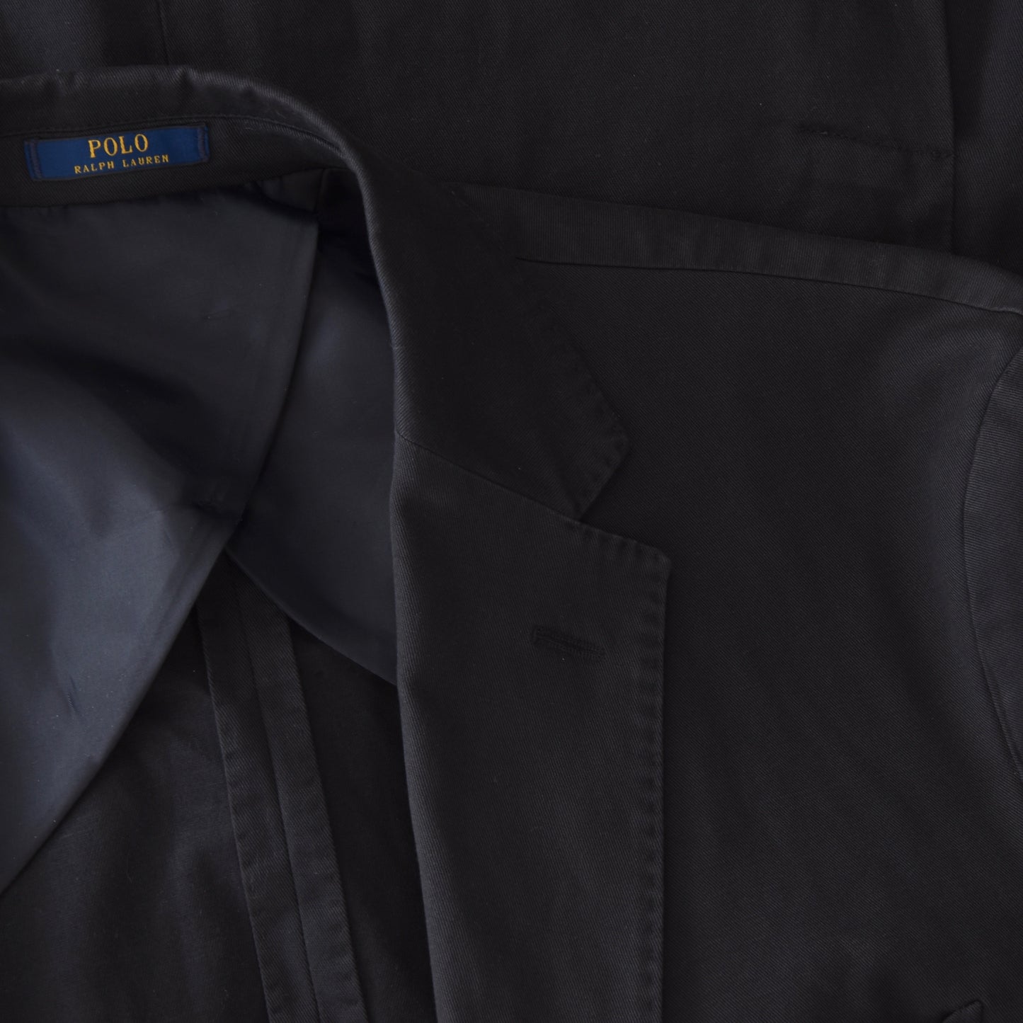 Polo Ralph Lauren Baumwolle/Leinen Jacke Größe 44R - Marineblau