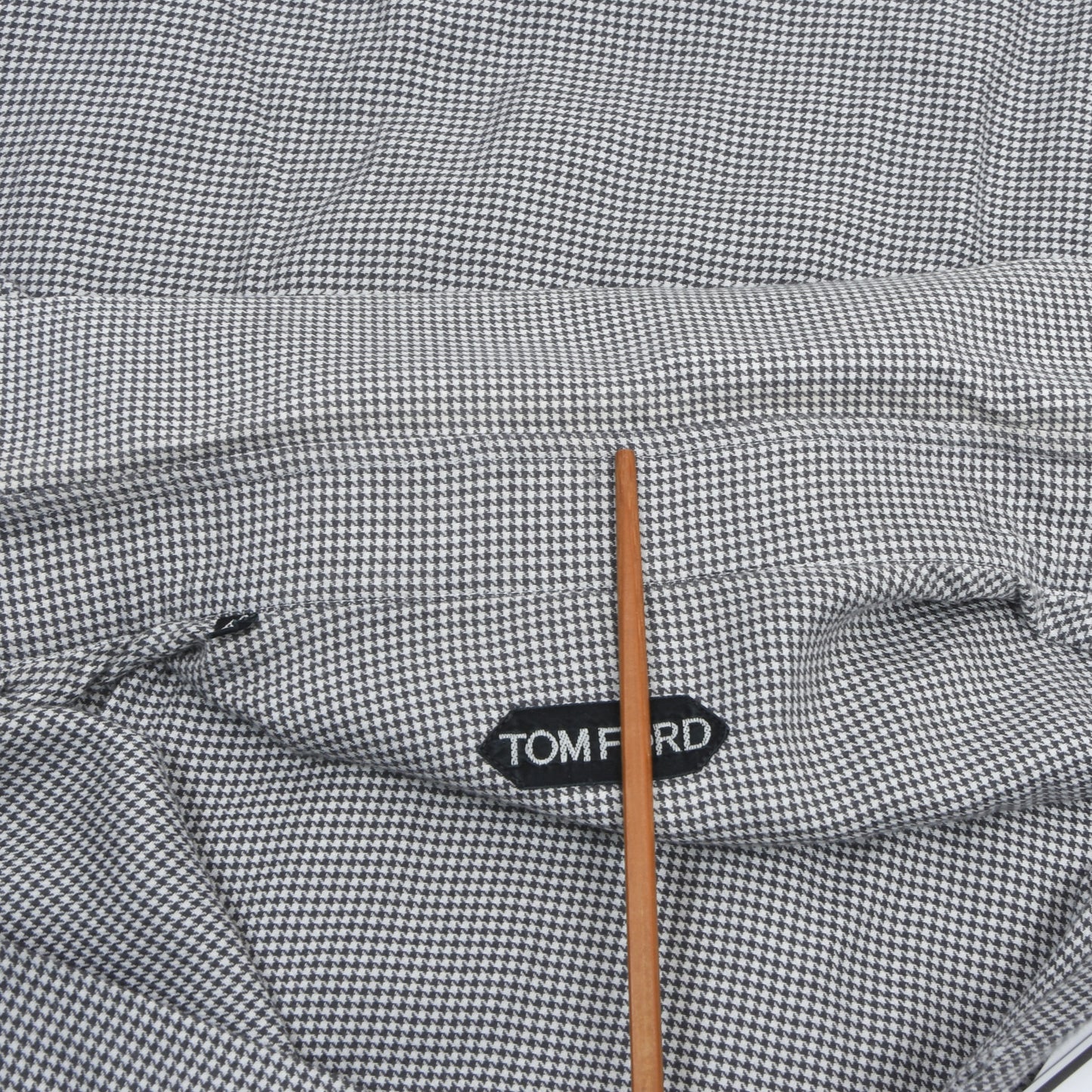 Tom Ford Hemd Doppelmanschette Größe 42 - Hahnentrittmuster